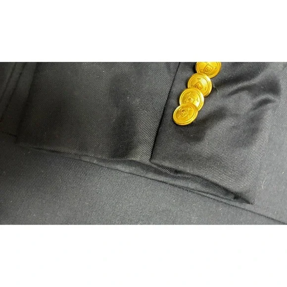 Lauren Ralph Lauren Blazer‎ Men's 42R Navy Wool Gold Buttons Sport Coat